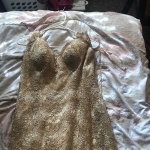 Gold Mermaid Dress